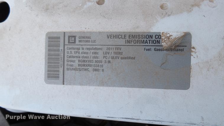 image for item DC4174 2011 Chevrolet Impala Police Cruiser