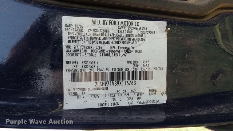 image for item DC4176 2009 Ford Crown Victoria Police Interceptor