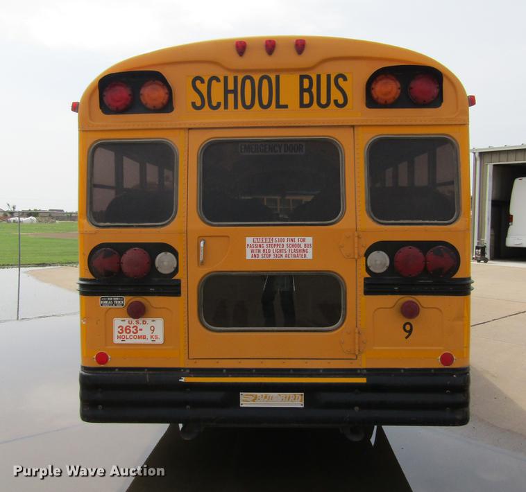 image for item DD5714 1995 Blue Bird TC2000 school bus