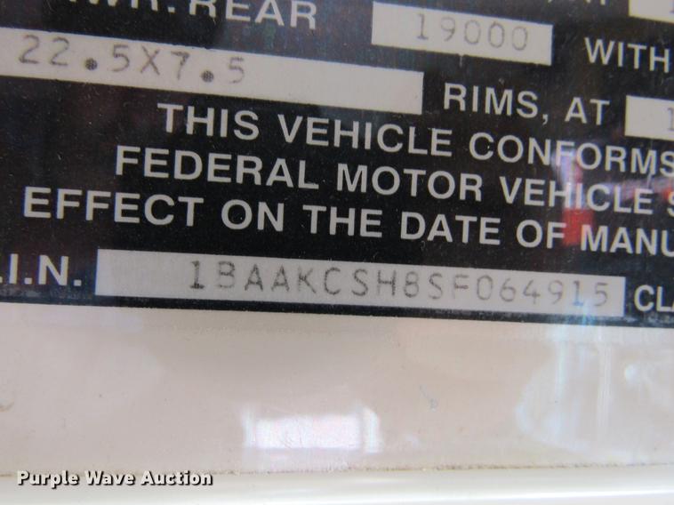 image for item DD5714 1995 Blue Bird TC2000 school bus