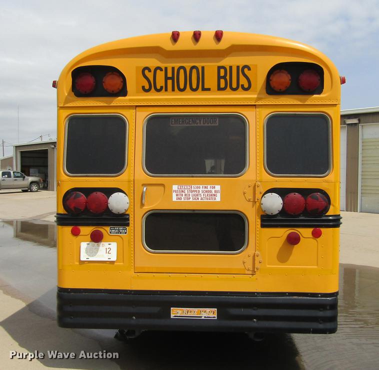 image for item DD5715 1997 Blue Bird All American school bus