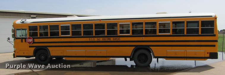 image for item DD5715 1997 Blue Bird All American school bus