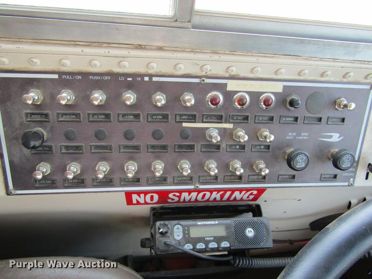 image for item DD5715 1997 Blue Bird All American school bus