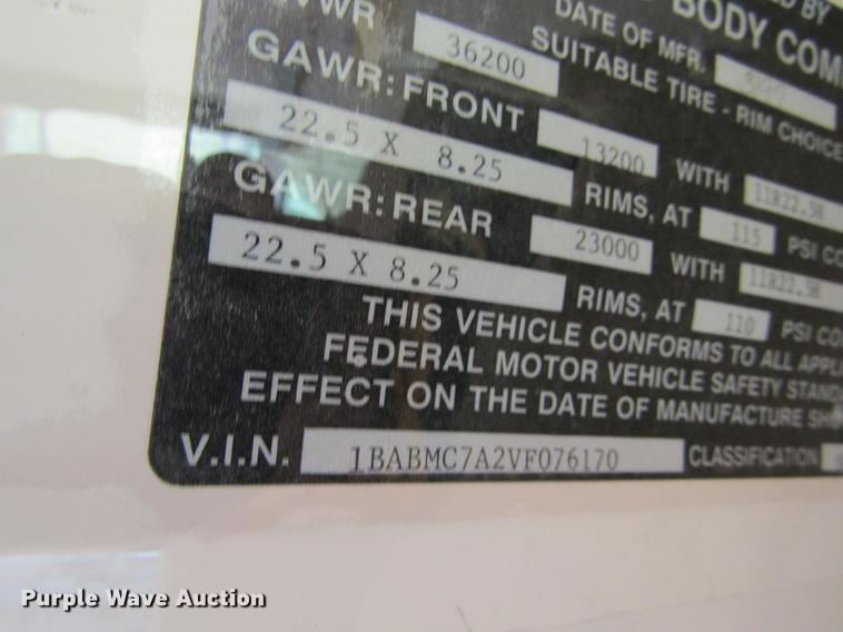 image for item DD5715 1997 Blue Bird All American school bus