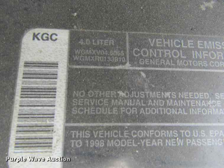 image for item DD5716 1998 Oldsmobile Aurora