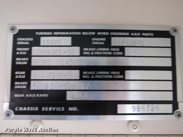 image for item DD5727 1993 Blue Bird TC2000 school bus