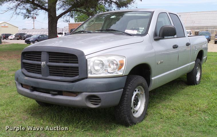 image for item DD8214 2008 Dodge Ram 1500 Quad Cab pickup truck