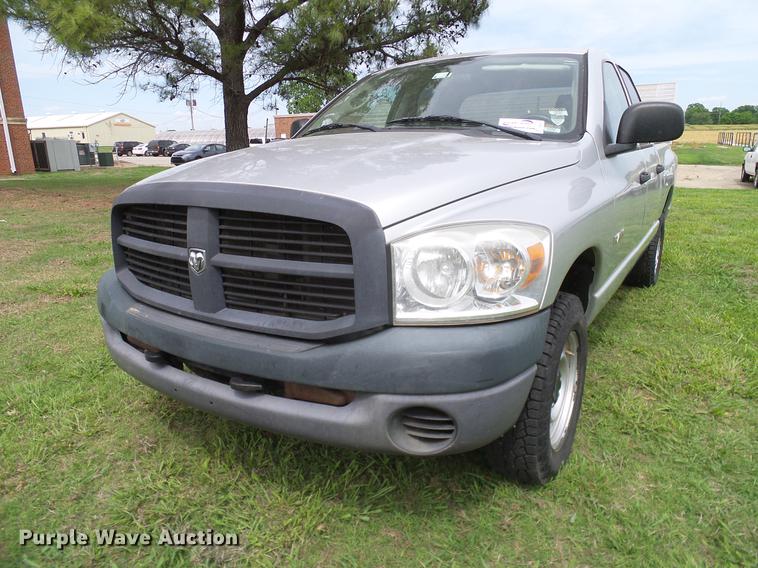 image for item DD8214 2008 Dodge Ram 1500 Quad Cab pickup truck