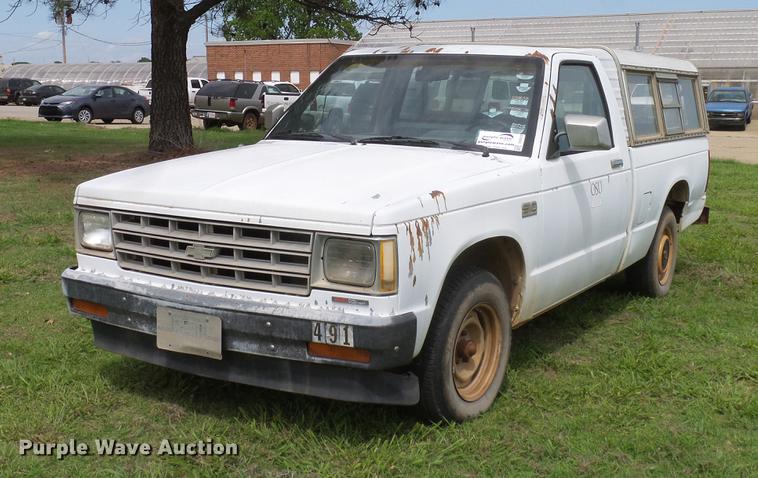 image for item DD8218 1988 Chevrolet S10 pickup truck