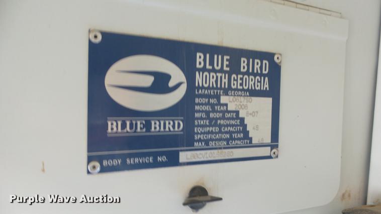 image for item DE7158 2008 Blue Bird Vision school bus