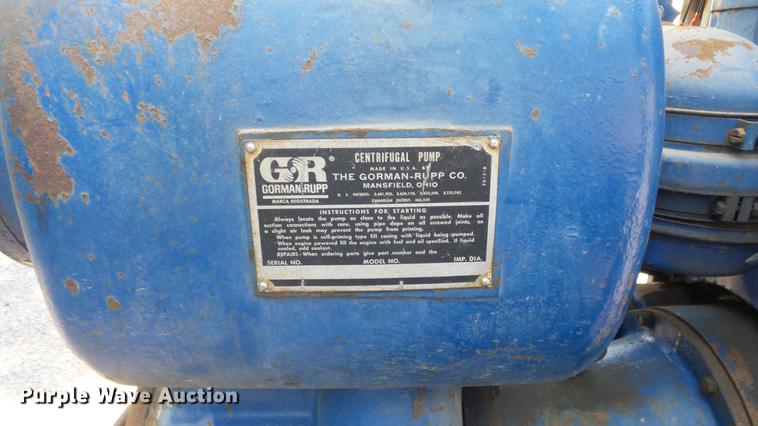 image for item DE7164 Gorman Rupp 16A2-D centrifugal pump