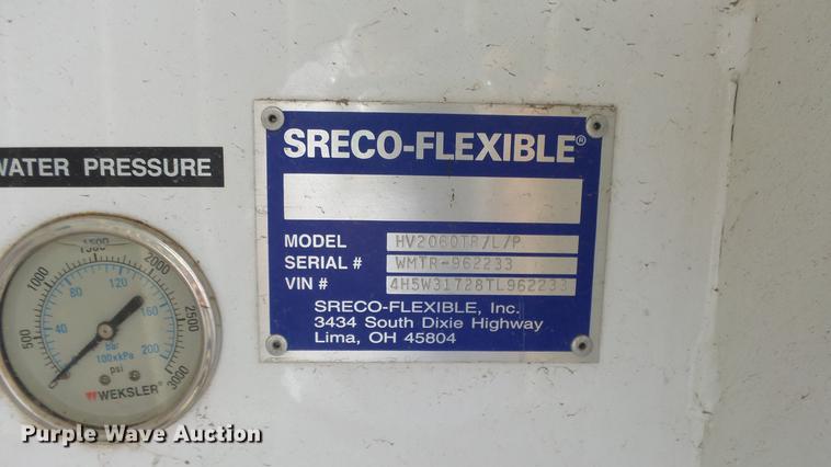 image for item DE7175 1996 Sreco HV2060TR/L/P flexible sewer cleaning system