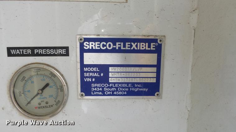 image for item DE7175 1996 Sreco HV2060TR/L/P flexible sewer cleaning system