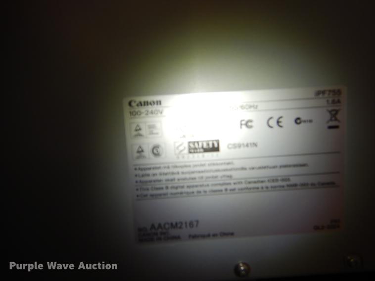 image for item EI9225 Canon IPF755 plotter