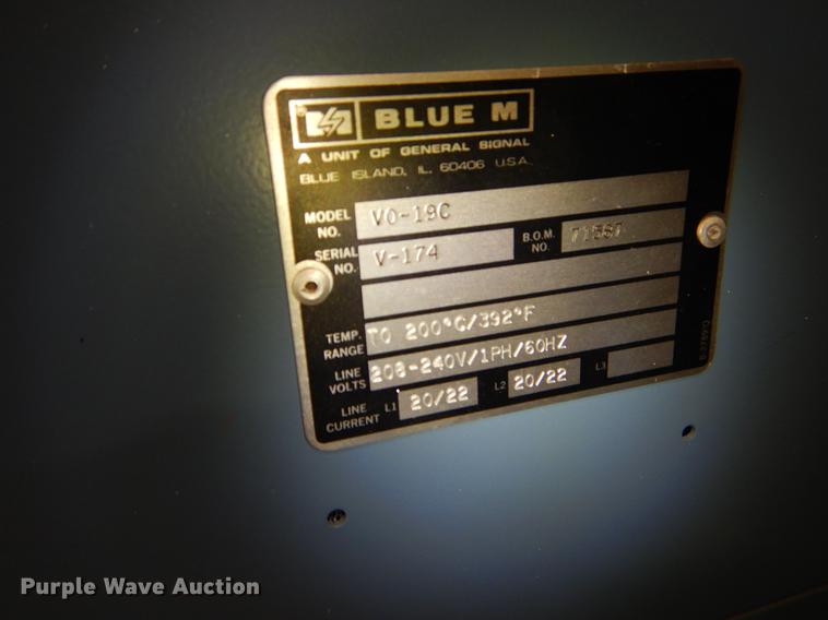 image for item EI9239 Blue M V0-19C vacuum oven