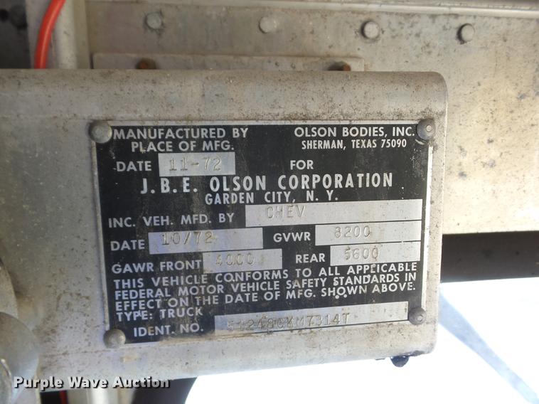 image for item EI9772 1973 Chevrolet delivery van