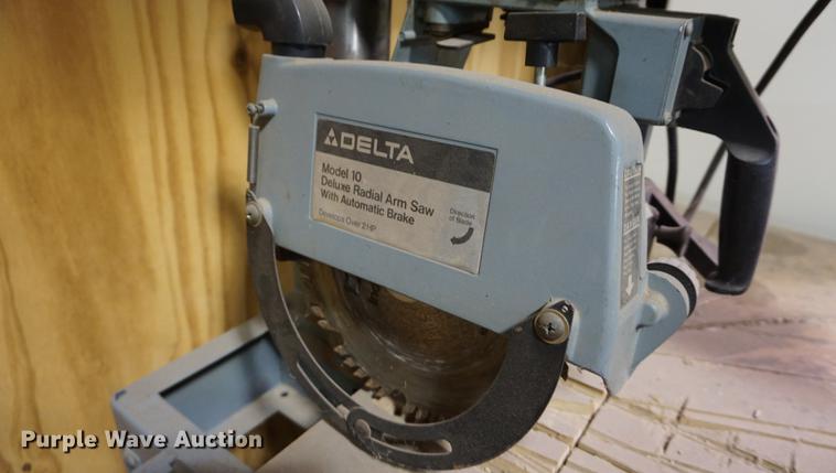 image for item EJ9475 Delta 10 radial arm saw