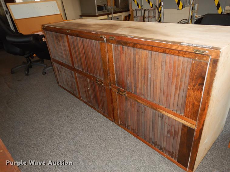 image for item EK9291 (3) wood cabinets