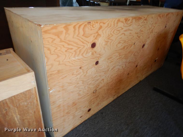 image for item EK9291 (3) wood cabinets