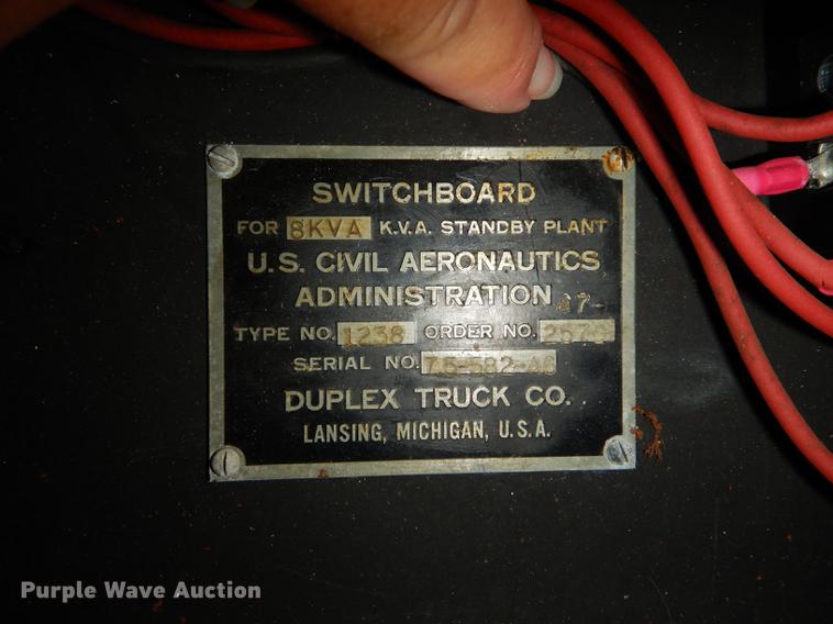 image for item EK9299 Continental APC-365-S generator