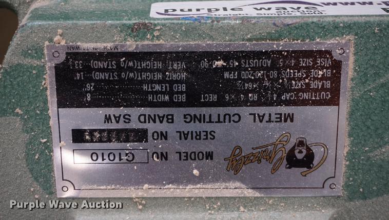 image for item ES9756 Grizzly metal band saw