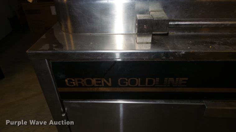 image for item EZ9398 Groen Goldline stainless steel braising pan