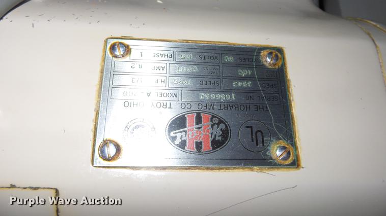 image for item EZ9401 Hobart A-200 mixer