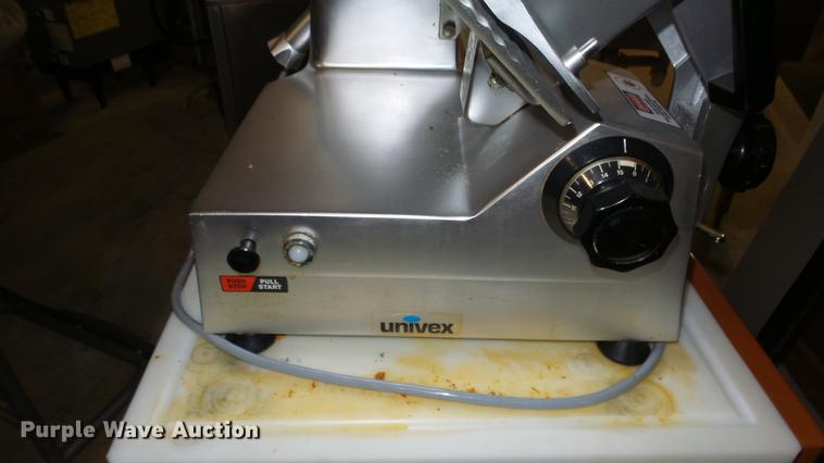 image for item EZ9403 Univex 8512 stainless steel meat slicer