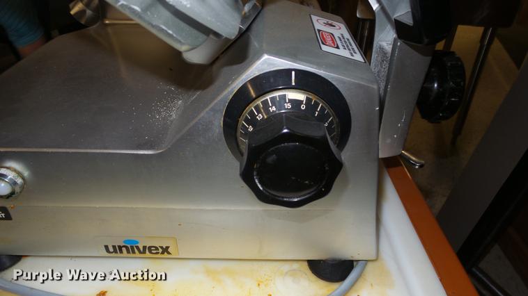 image for item EZ9403 Univex 8512 stainless steel meat slicer