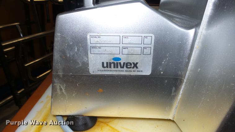 image for item EZ9403 Univex 8512 stainless steel meat slicer