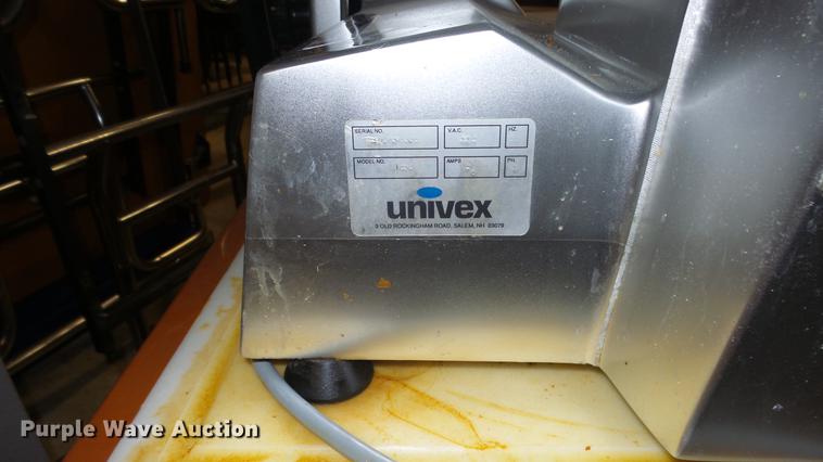 image for item EZ9403 Univex 8512 stainless steel meat slicer