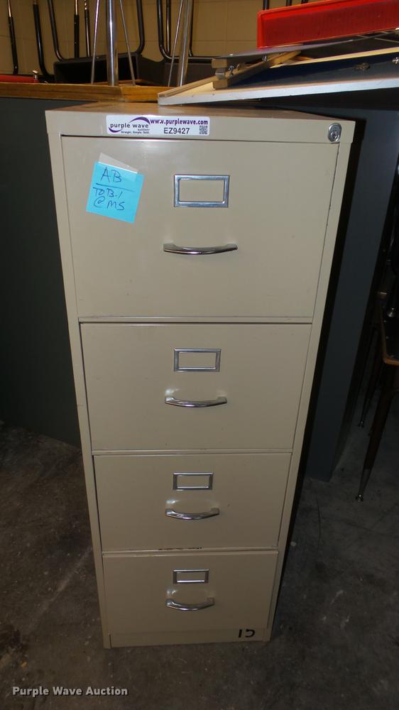 image for item EZ9427 (5) four drawer filing cabinets