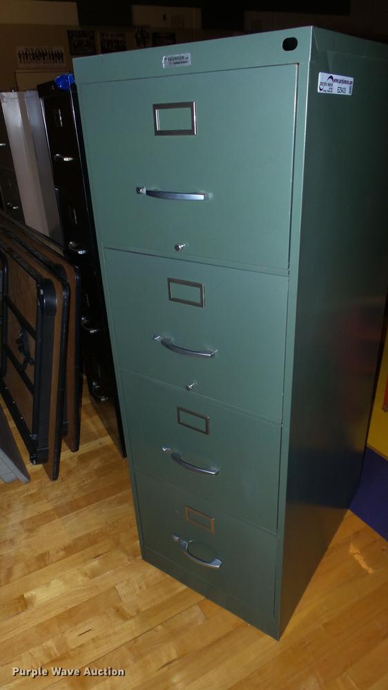image for item EZ9435 (4) four drawer filing cabinets