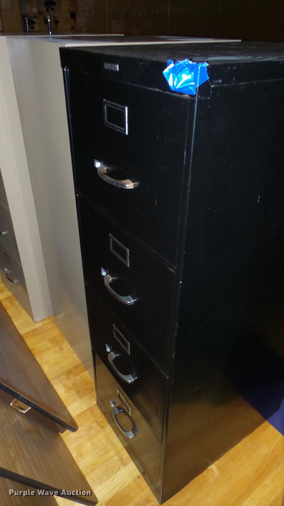 image for item EZ9435 (4) four drawer filing cabinets