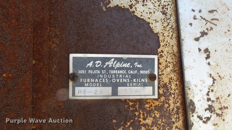 image for item EZ9454 AD Alpine HF-24 kiln