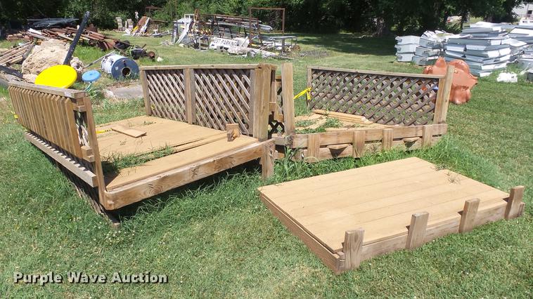 image for item EZ9456 (3) pieces of composite decking