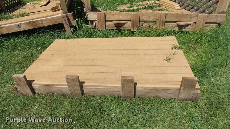 image for item EZ9456 (3) pieces of composite decking