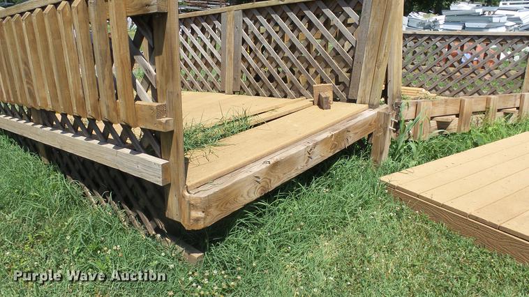 image for item EZ9456 (3) pieces of composite decking