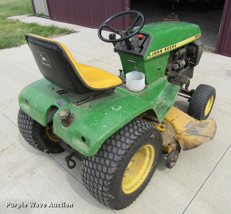 image for item BU9708 John Deere 300 lawn mower