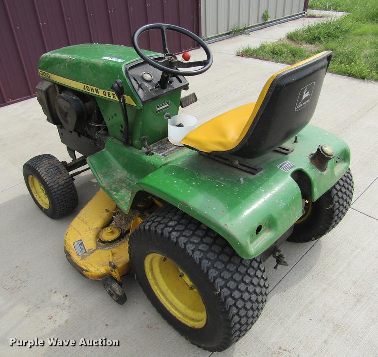 image for item BU9708 John Deere 300 lawn mower