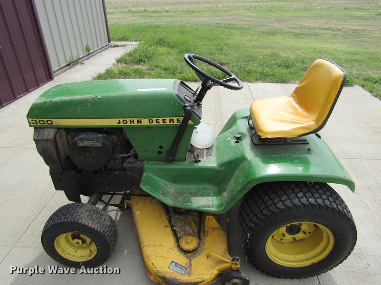 image for item BU9708 John Deere 300 lawn mower