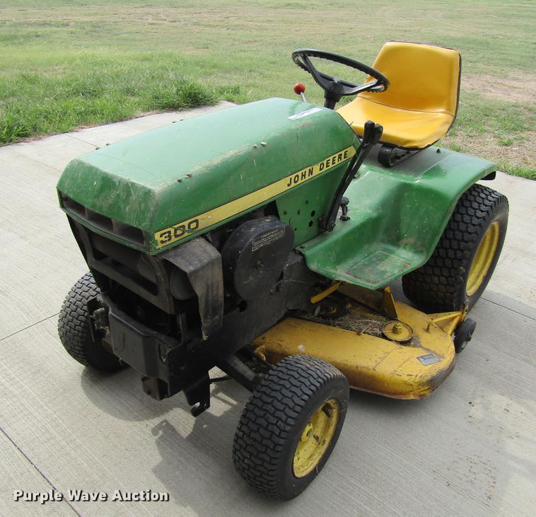 image for item BU9708 John Deere 300 lawn mower