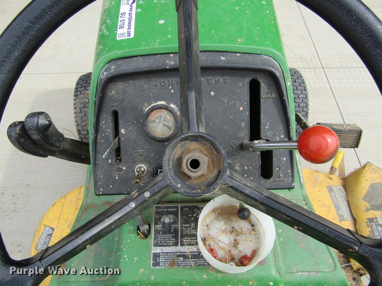 image for item BU9708 John Deere 300 lawn mower