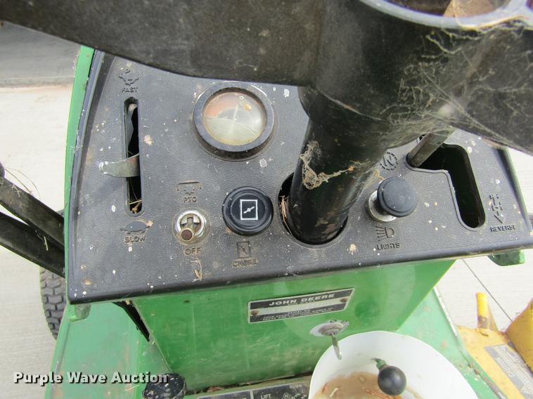 image for item BU9708 John Deere 300 lawn mower