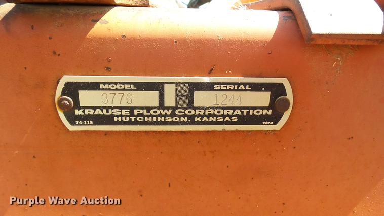 image for item DC4178 Krause 3776 field cultivator