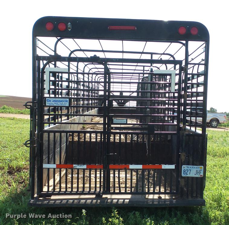 image for item DC4184 2008 Gooseneck Trailers livestock trailer
