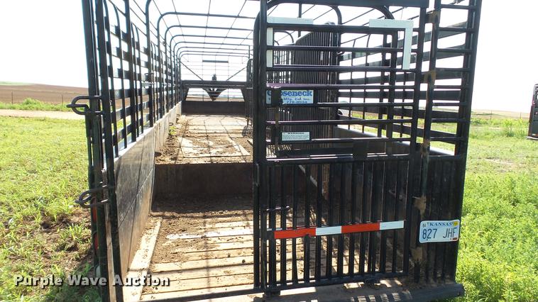 image for item DC4184 2008 Gooseneck Trailers livestock trailer
