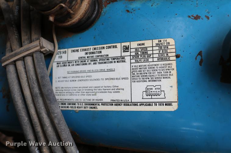 image for item DD4263 1978 Chevrolet C65 grain truck