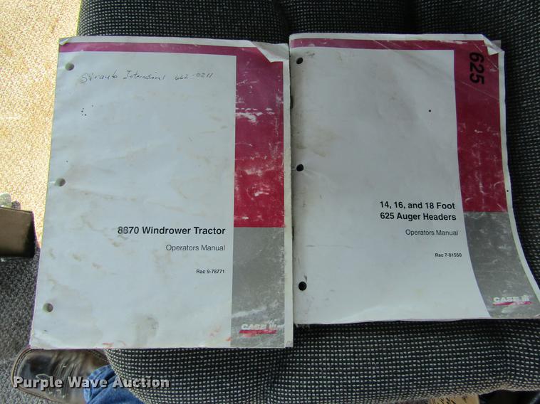 image for item DD5719 1998 Case IH 8870 windrower