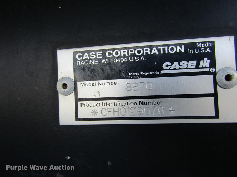 image for item DD5719 1998 Case IH 8870 windrower